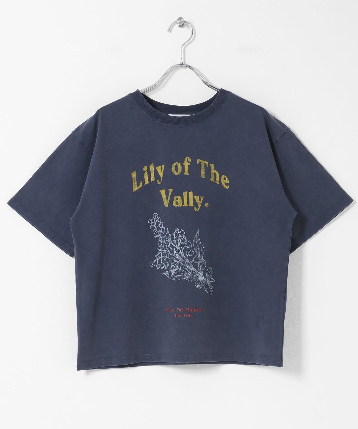 LILY OF THE VALLEY 英文印花 T恤