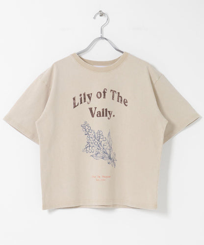 LILY OF THE VALLEY 英文印花 T恤