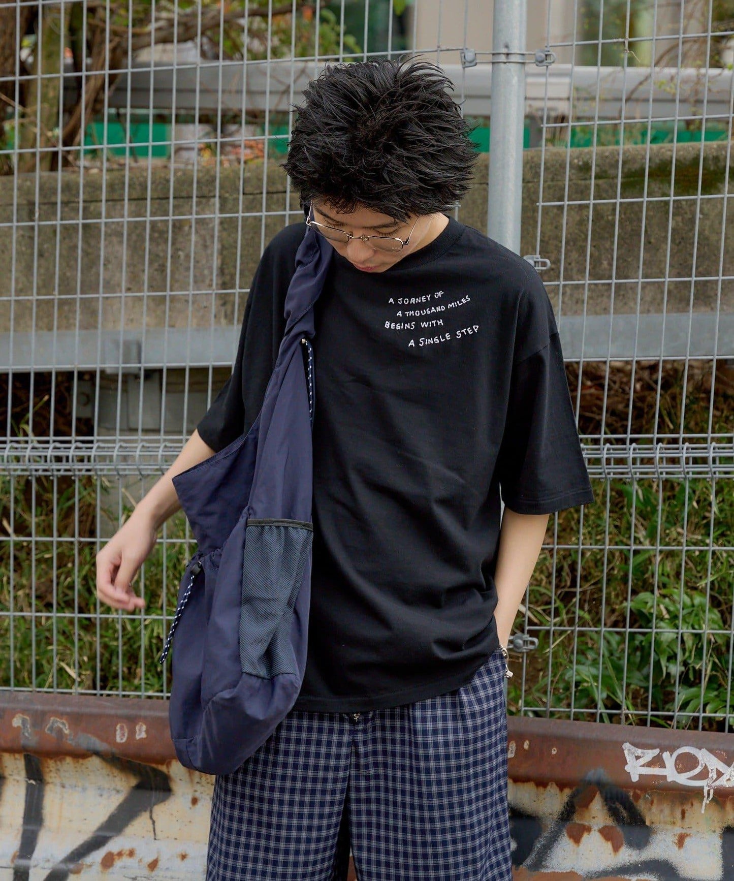 雙尺碼款 JOURNEY EMBROIDERY TEE
