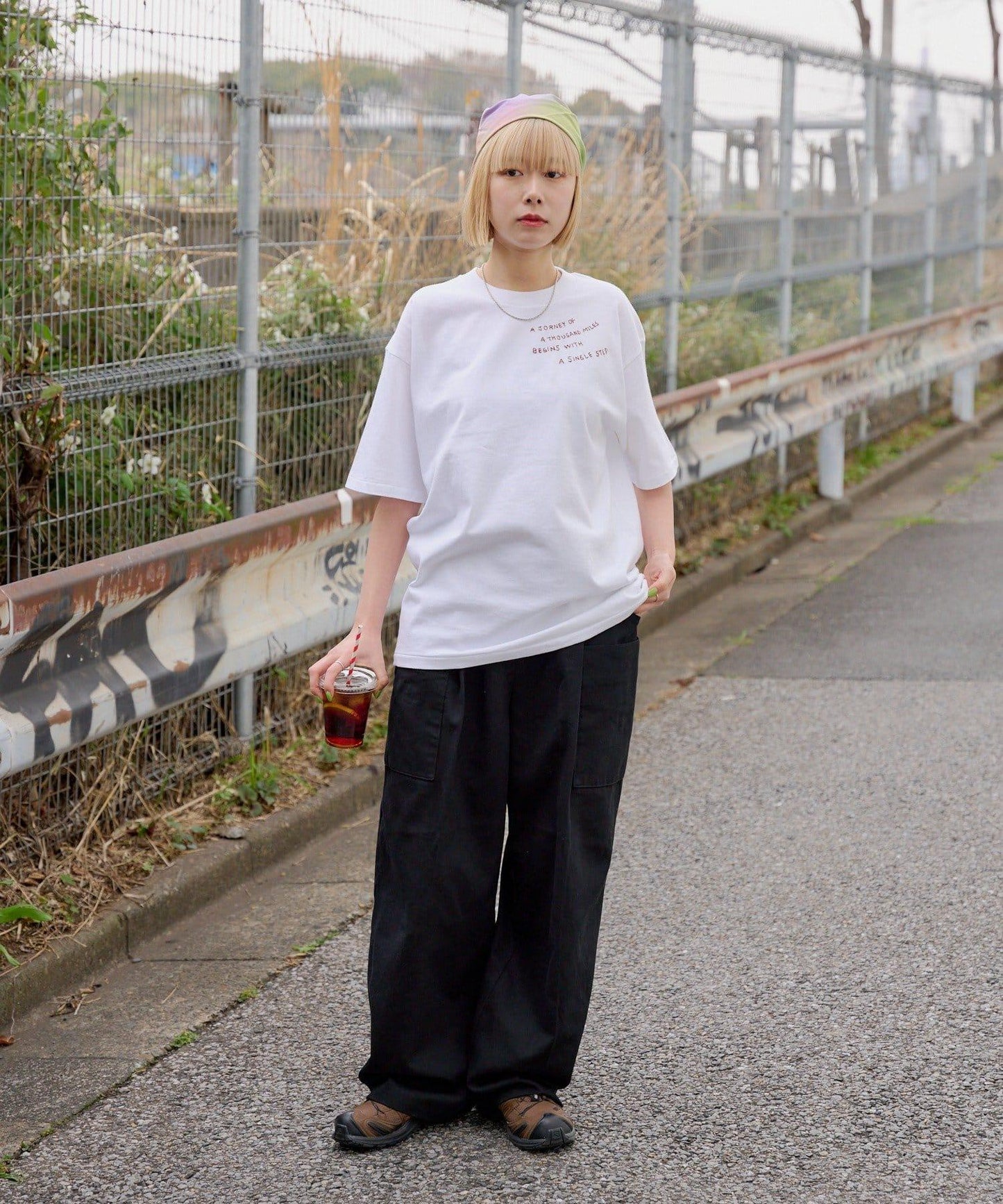 雙尺碼款 JOURNEY EMBROIDERY TEE