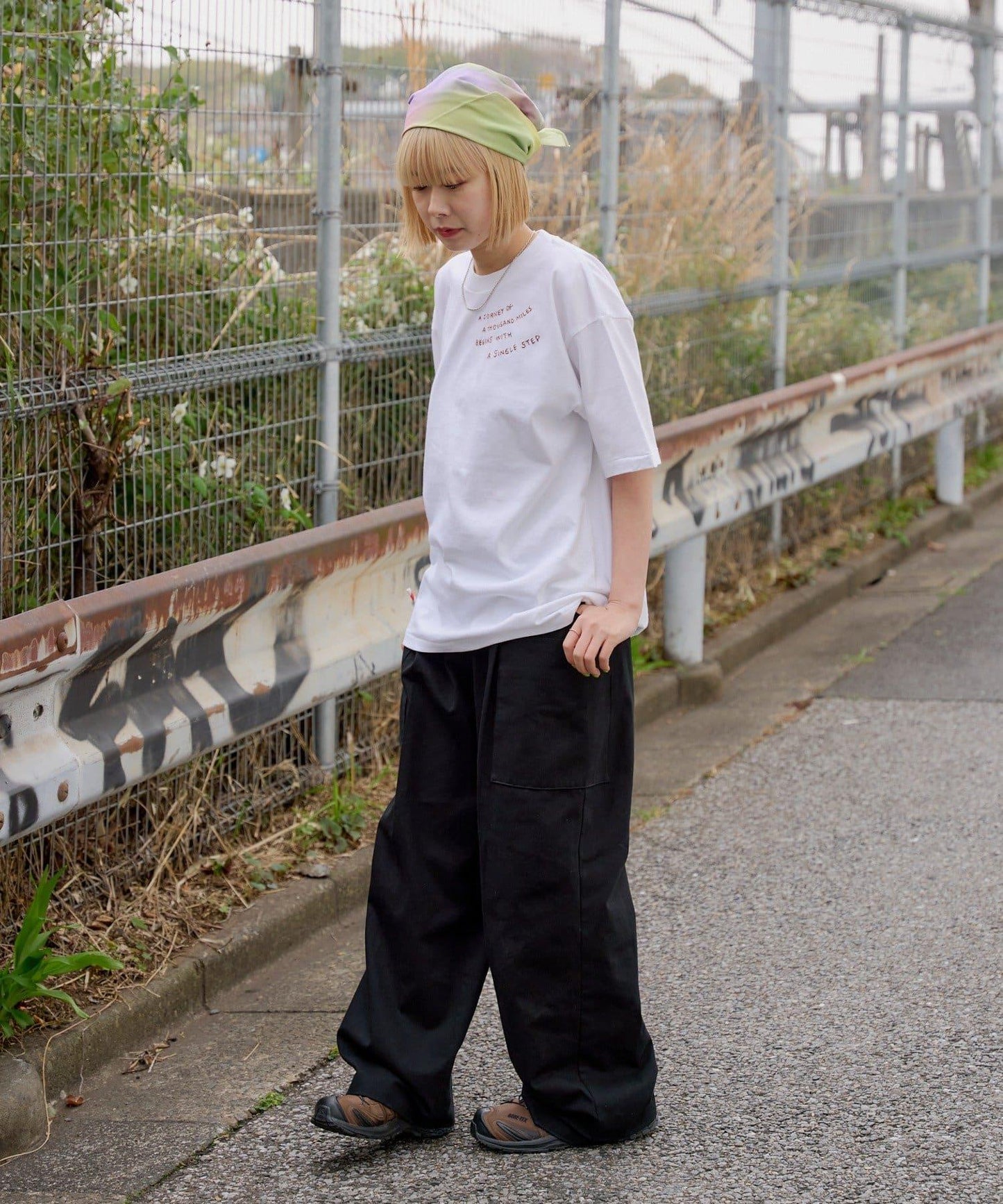 雙尺碼款 JOURNEY EMBROIDERY TEE