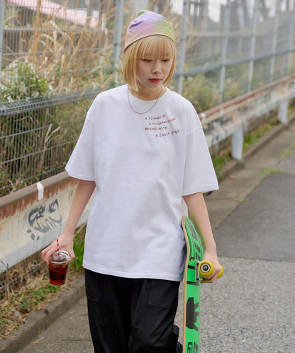 雙尺碼款 JOURNEY EMBROIDERY TEE