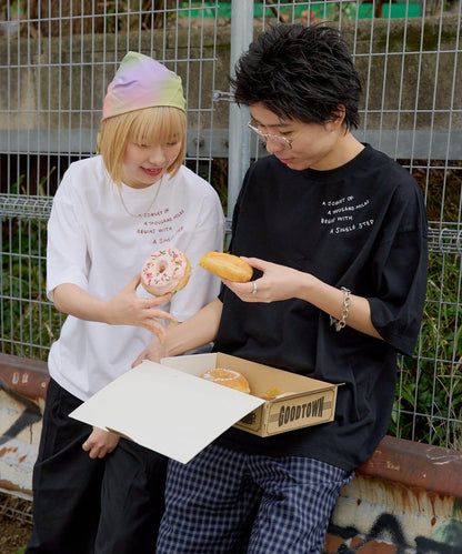 雙尺碼款 JOURNEY EMBROIDERY TEE