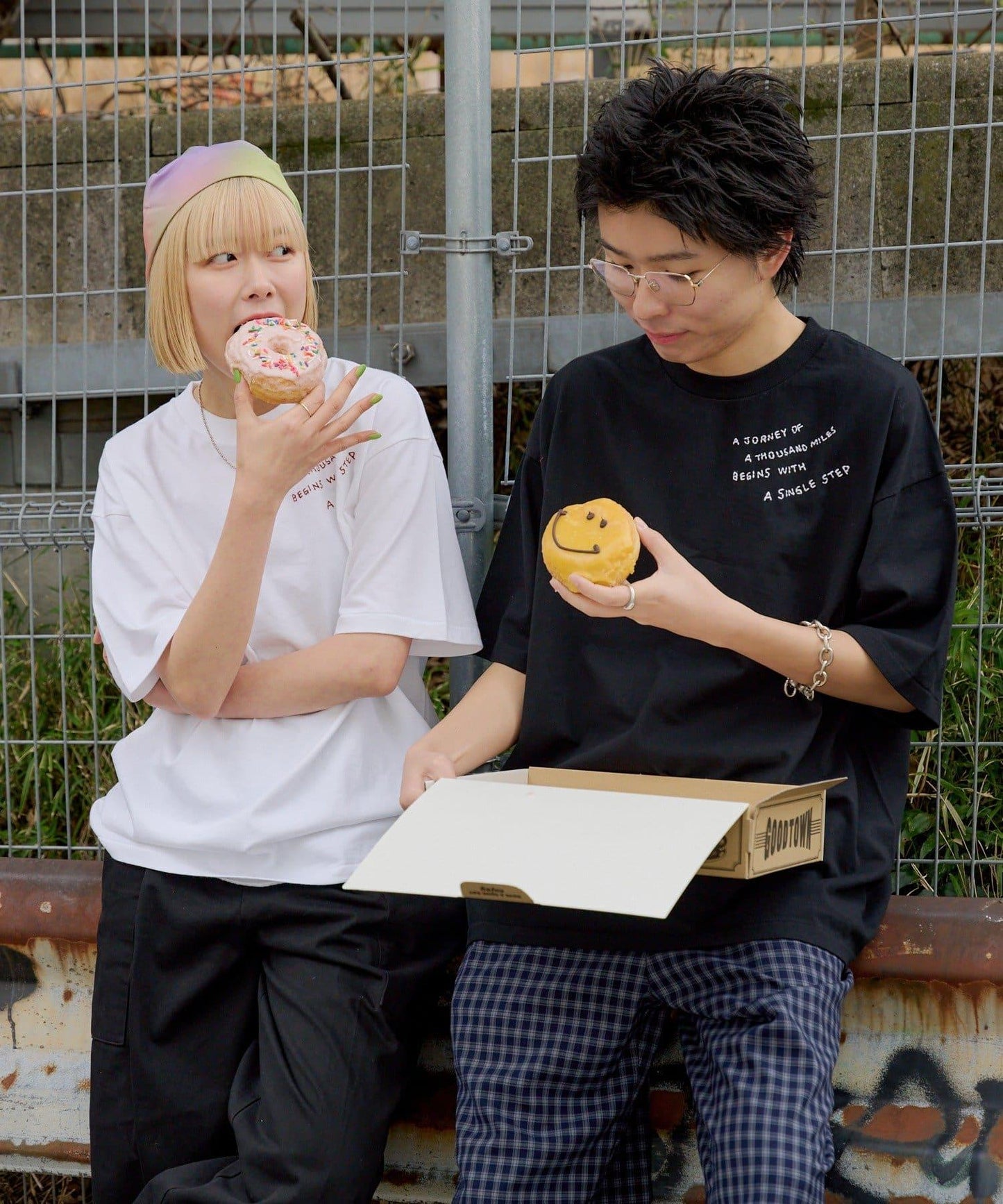 雙尺碼款 JOURNEY EMBROIDERY TEE
