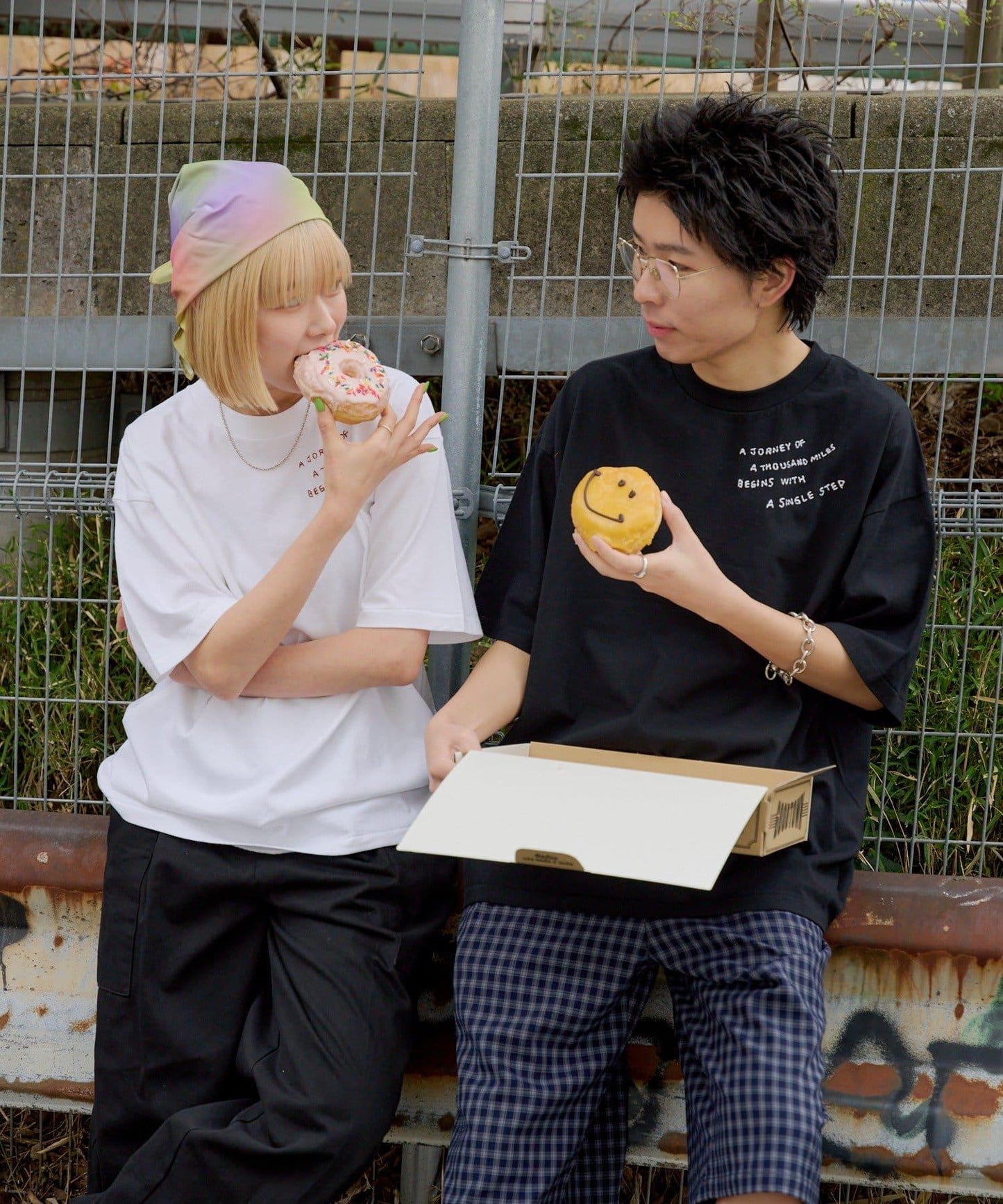 雙尺碼款 JOURNEY EMBROIDERY TEE