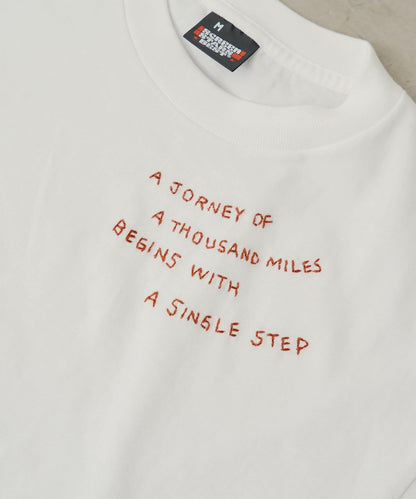 雙尺碼款 JOURNEY EMBROIDERY TEE