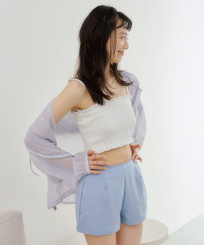 透紗連帽外套 四件套 泳裝（線上限定）