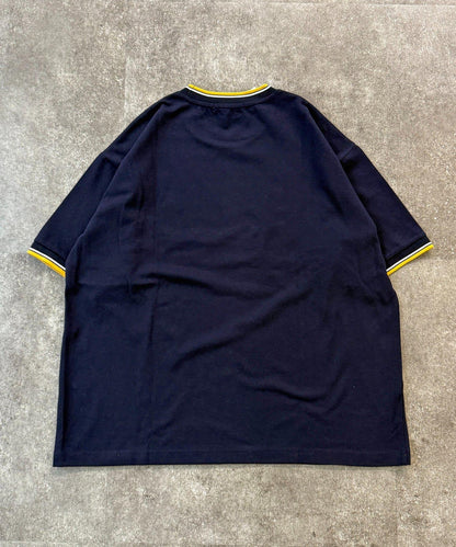 U.S. POLO ASSN. 撞色羅紋珠地T恤
