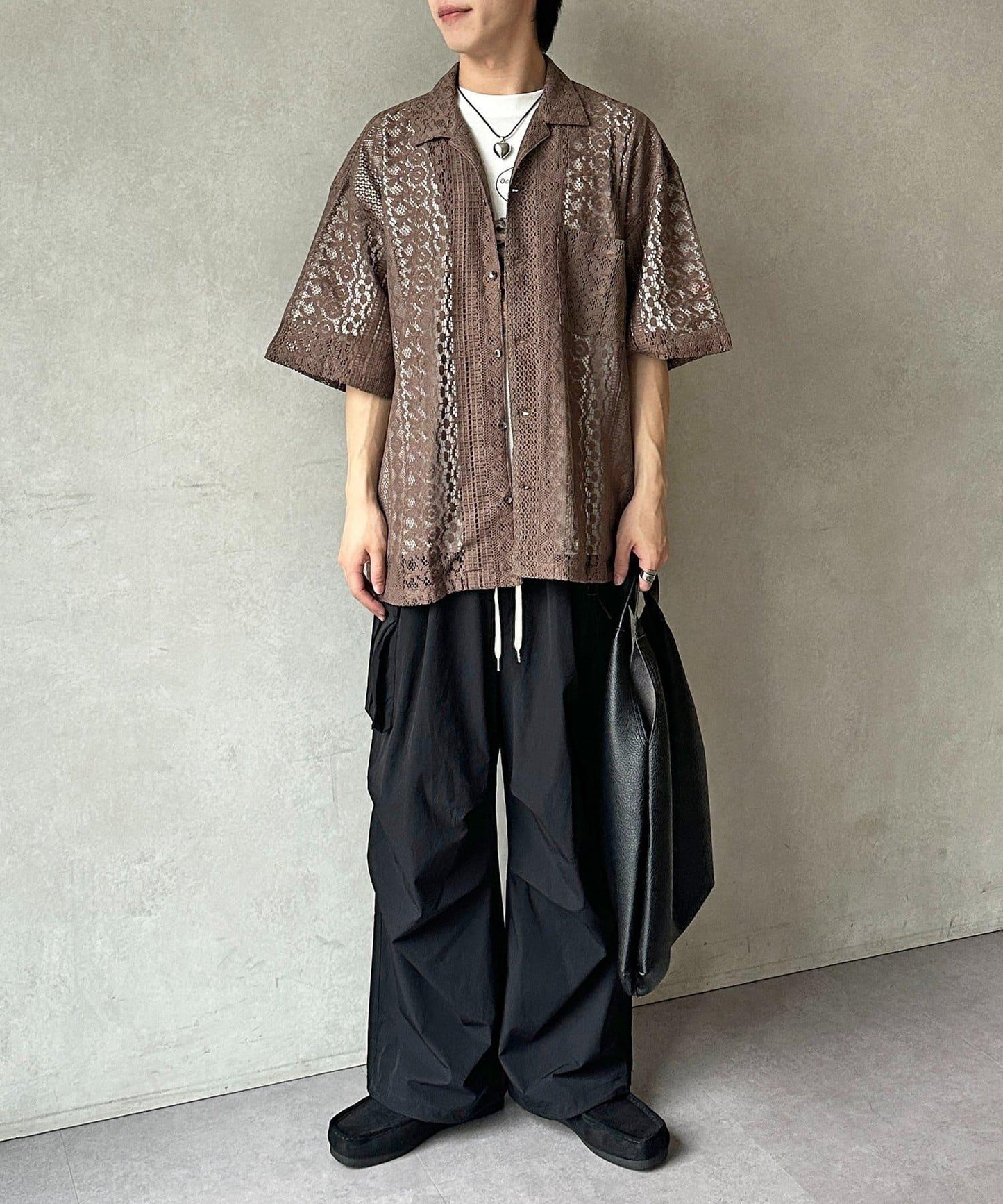 印度蕾絲 開襟設計襯衫