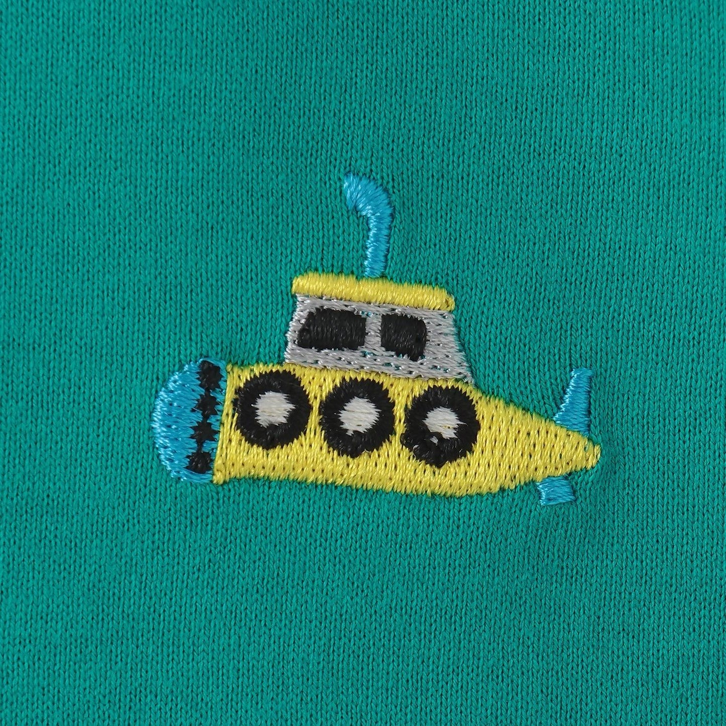 蓄光深海魚刺繡短袖T恤