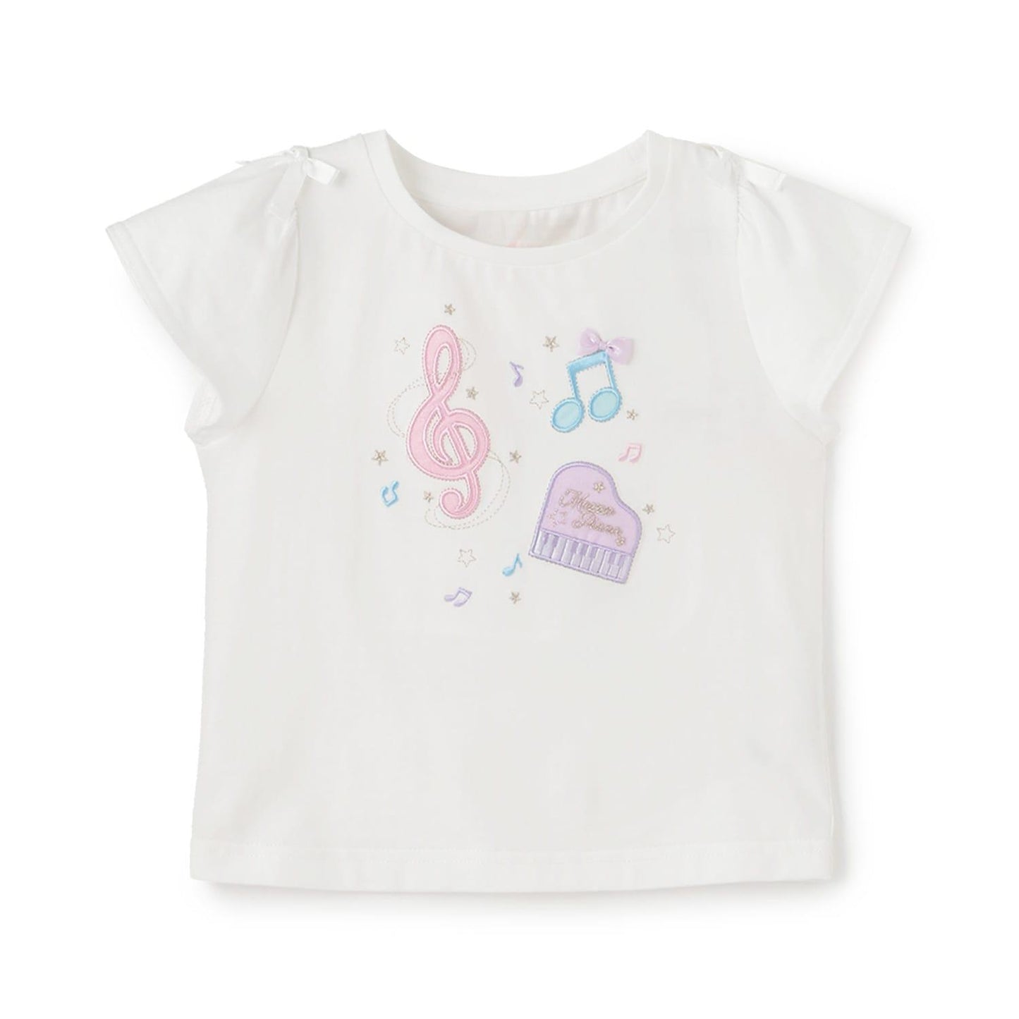 音符刺繡 短袖T恤