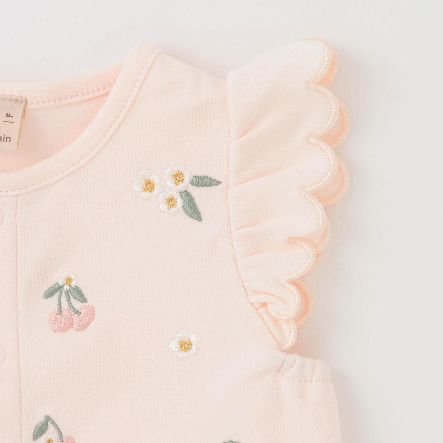 水果刺繡 2way連體哈衣