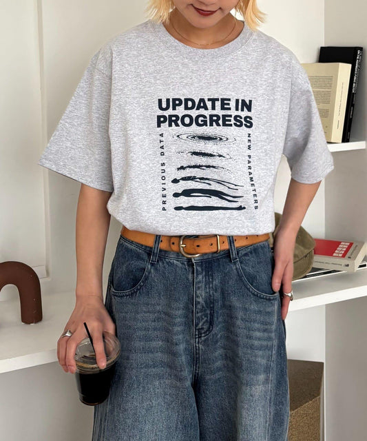 UNISEX 外星人印花 T恤