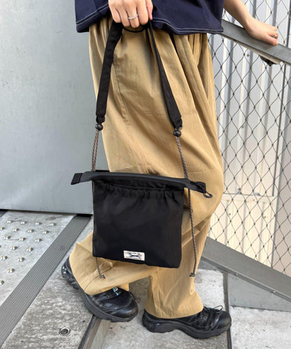 UNISEX FOX專屬款 方形尼龍斜挎包