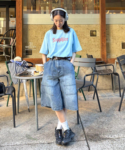 UNISEX SAPPFIRE 閃亮水鑽 T恤（線上限定）