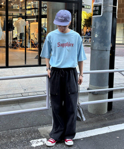 UNISEX SAPPFIRE 閃亮水鑽 T恤（線上限定）