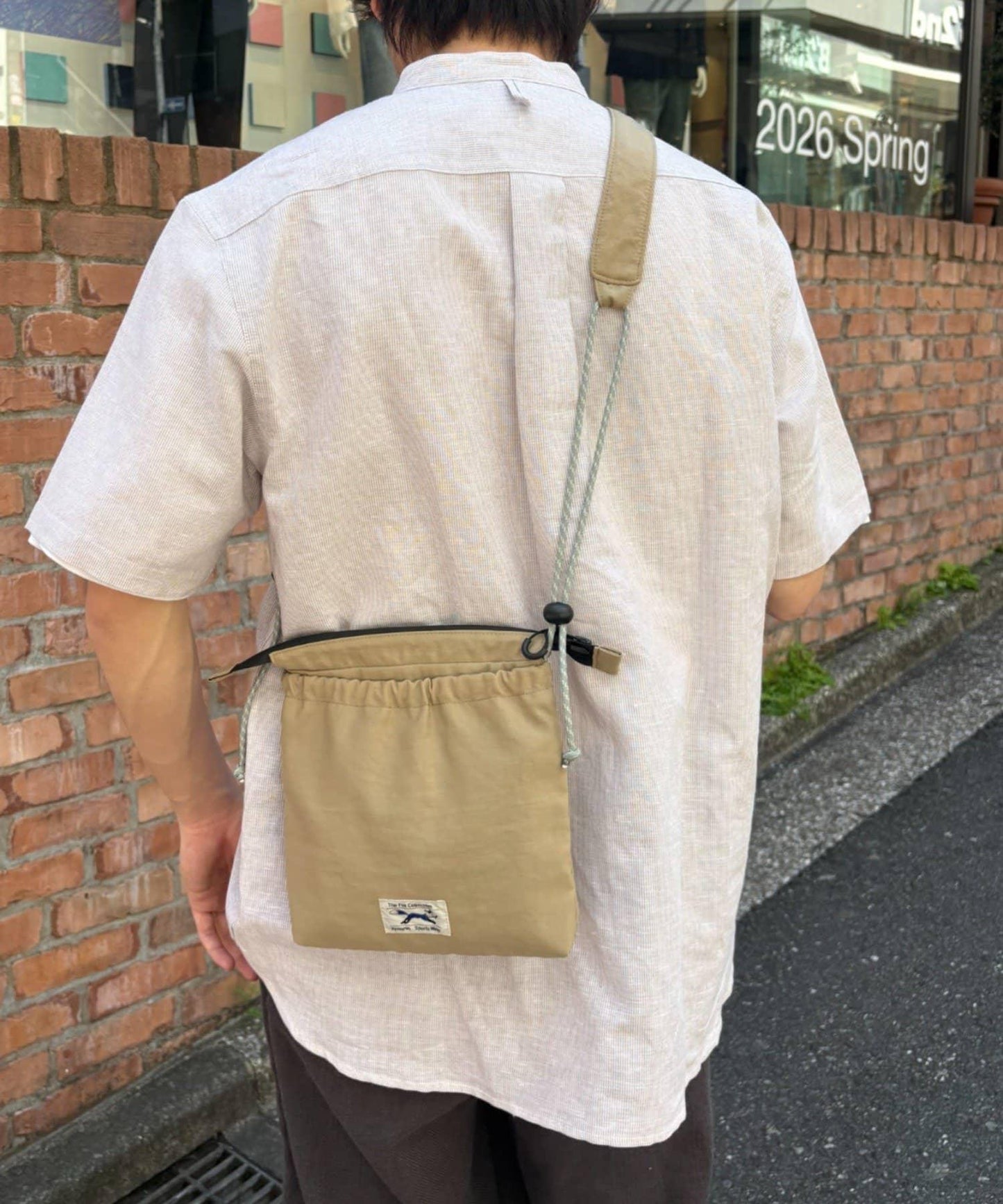 UNISEX FOX專屬款 方形尼龍斜挎包
