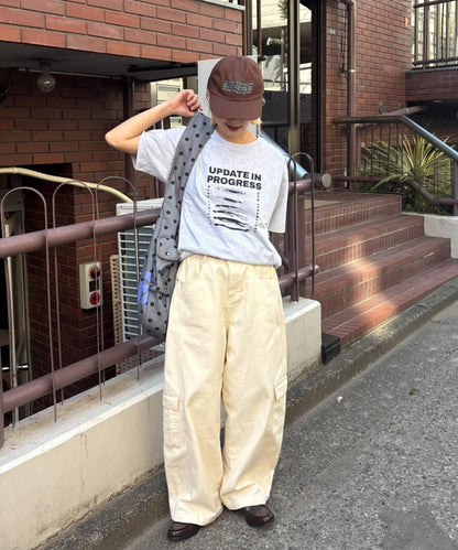 UNISEX 文字LOGO棒球帽