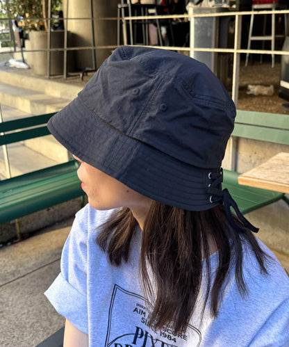 男女同款 繫帶尼龍漁夫帽