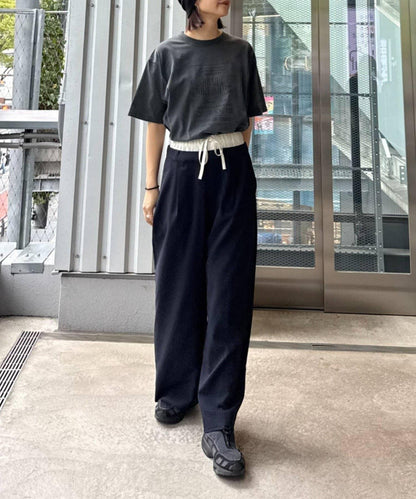 UNISEX 大碼可選 全刺繡方形Logo T恤