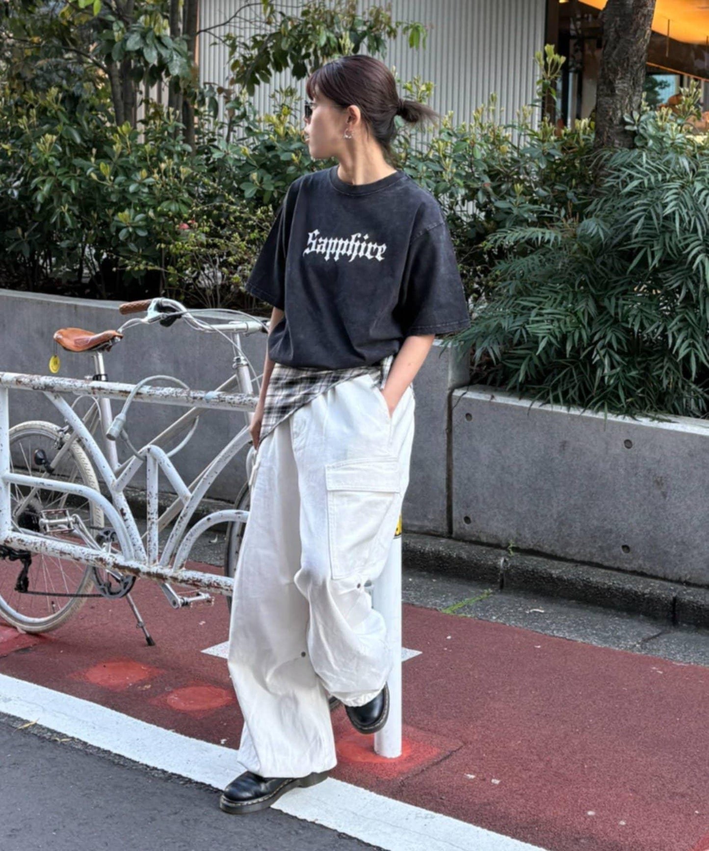 UNISEX SAPPFIRE 閃亮水鑽 T恤（線上限定）