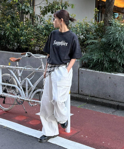 UNISEX SAPPFIRE 閃亮水鑽 T恤（線上限定）