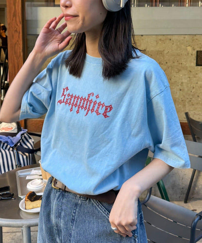 UNISEX SAPPFIRE 閃亮水鑽 T恤（線上限定）