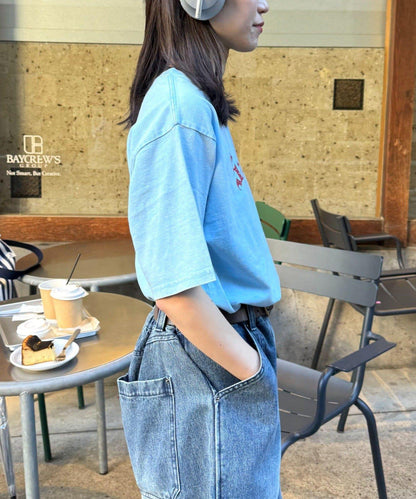 UNISEX SAPPFIRE 閃亮水鑽 T恤（線上限定）