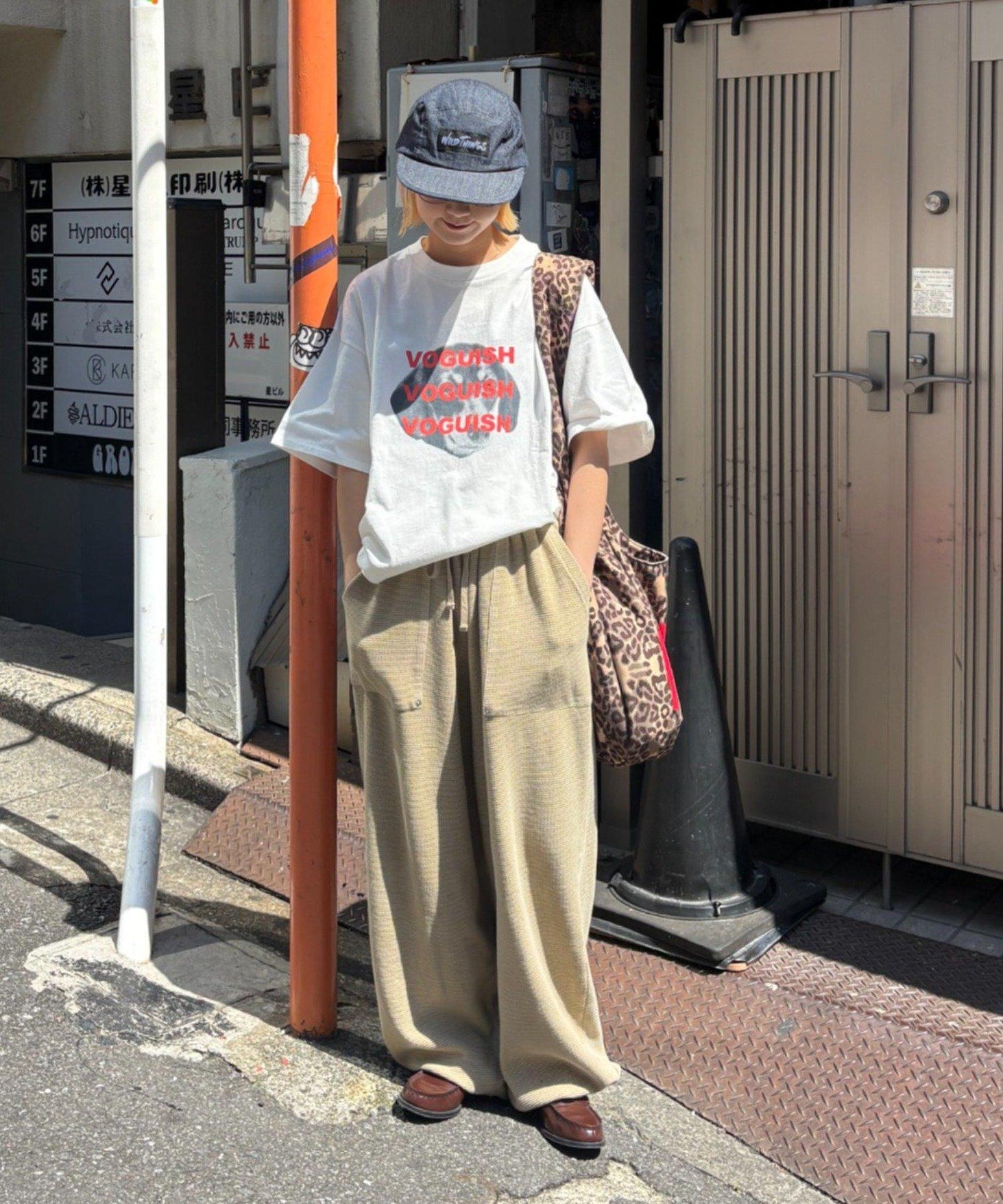 中性 大碼可選 DOG&CAT 組合logo印花 T恤