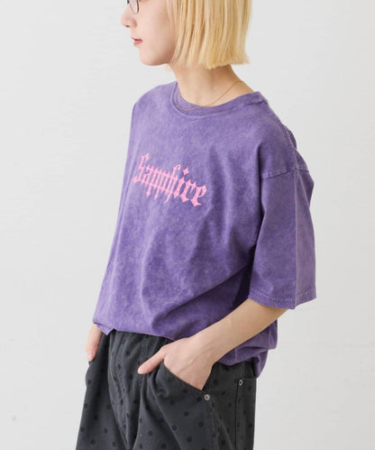 UNISEX SAPPFIRE 閃亮水鑽 T恤（線上限定）