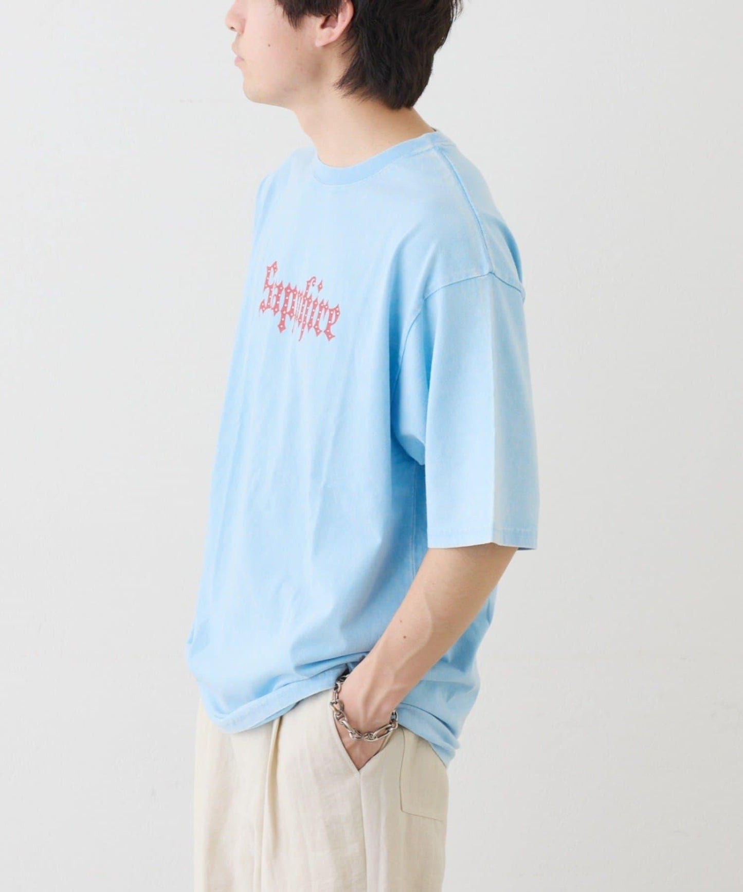 UNISEX SAPPFIRE 閃亮水鑽 T恤（線上限定）