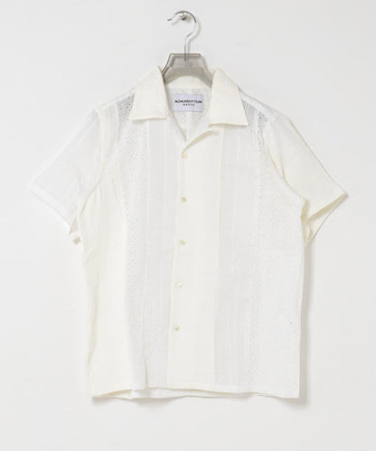 NOMARHYTHM TEXTILE LACE PATCHWORK 襯衫