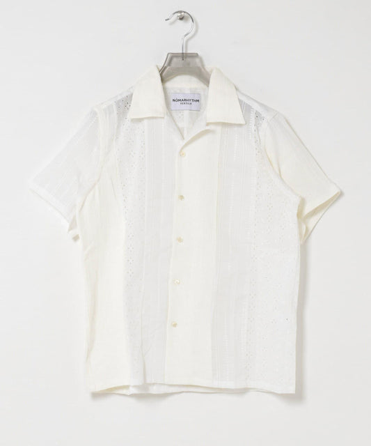 NOMARHYTHM TEXTILE LACE PATCHWORK 襯衫