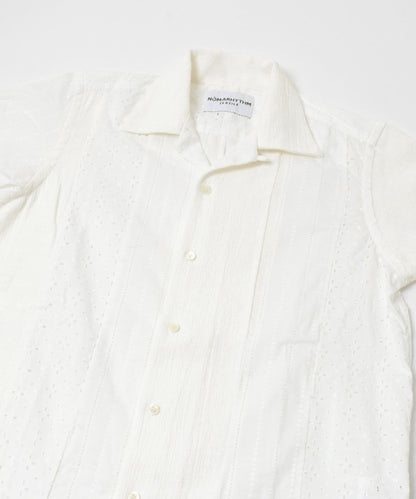 NOMARHYTHM TEXTILE LACE PATCHWORK 襯衫