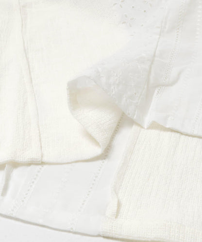 NOMARHYTHM TEXTILE LACE PATCHWORK 襯衫