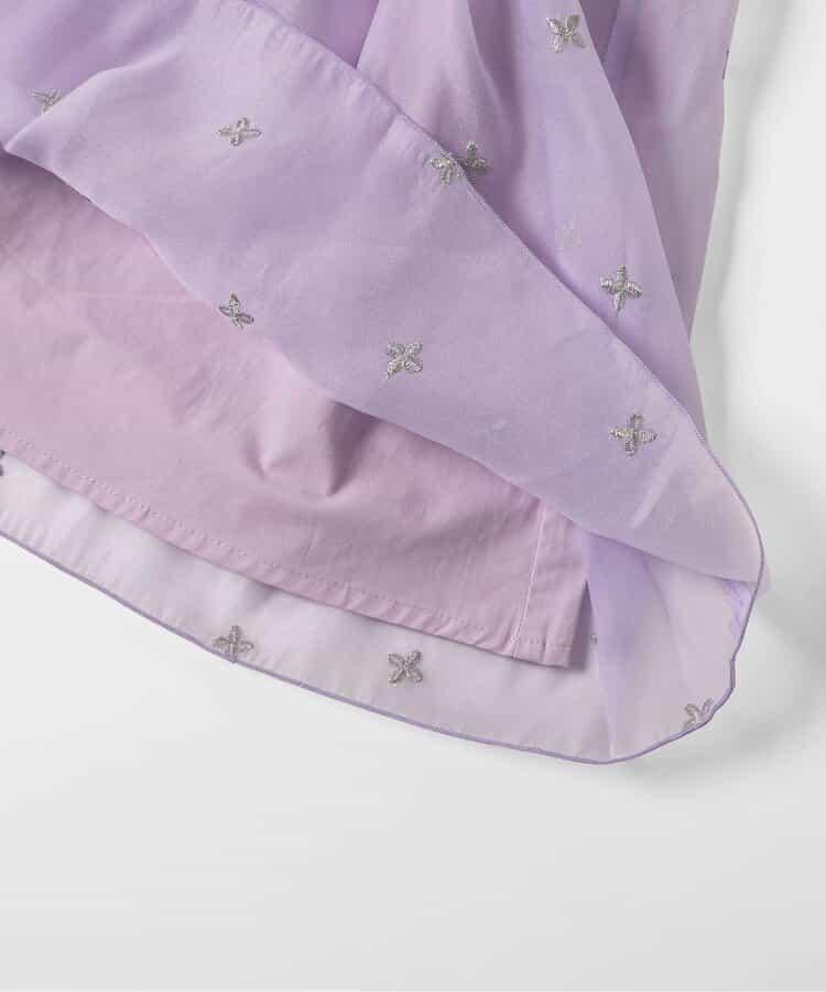 珍珠亮片刺繡連衣裙