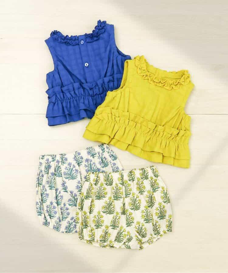 嬰兒荷葉邊上衣套裝