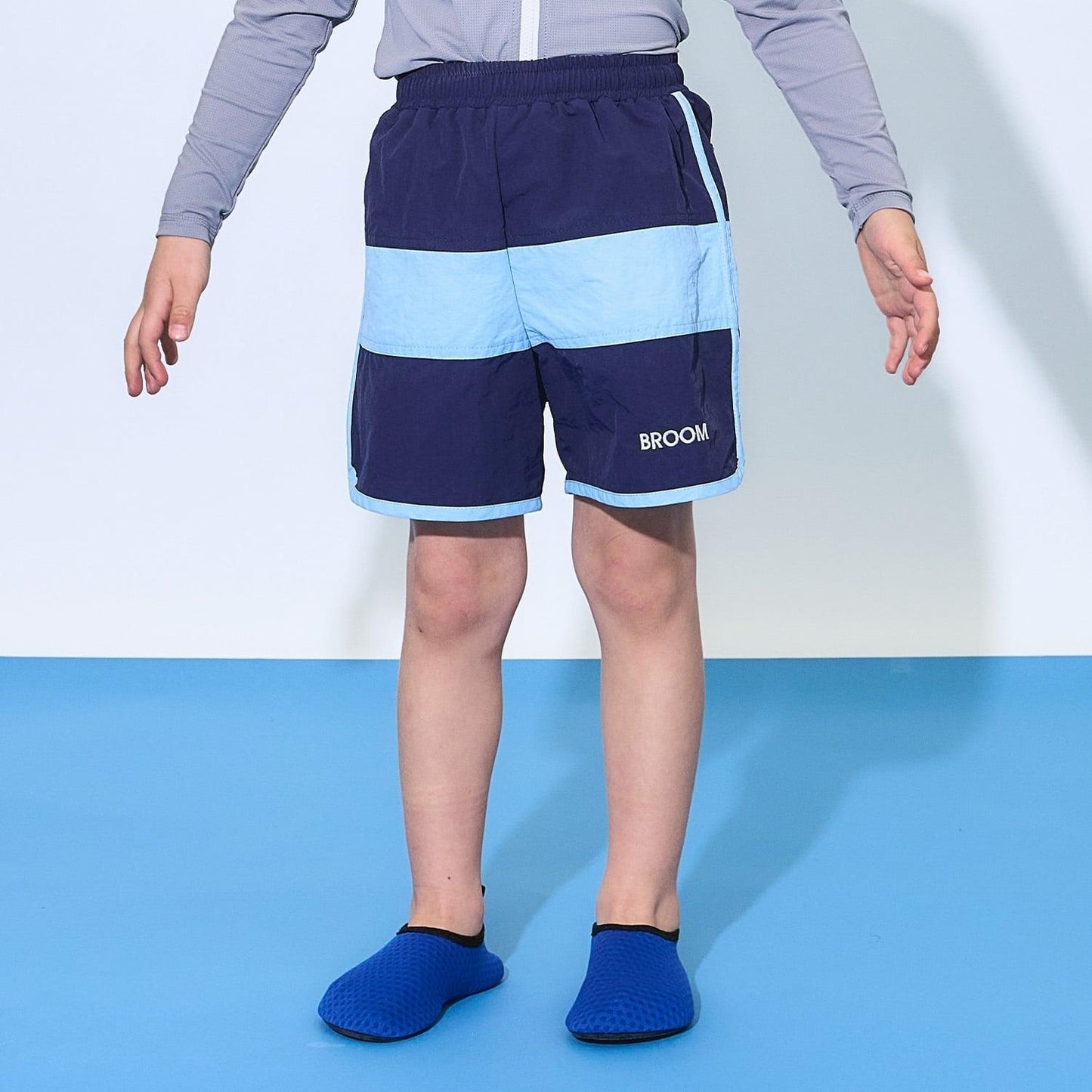 SWIM 拼色衝浪短褲