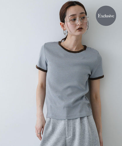 條紋 Healthknit×SENSE OF PLACE T恤