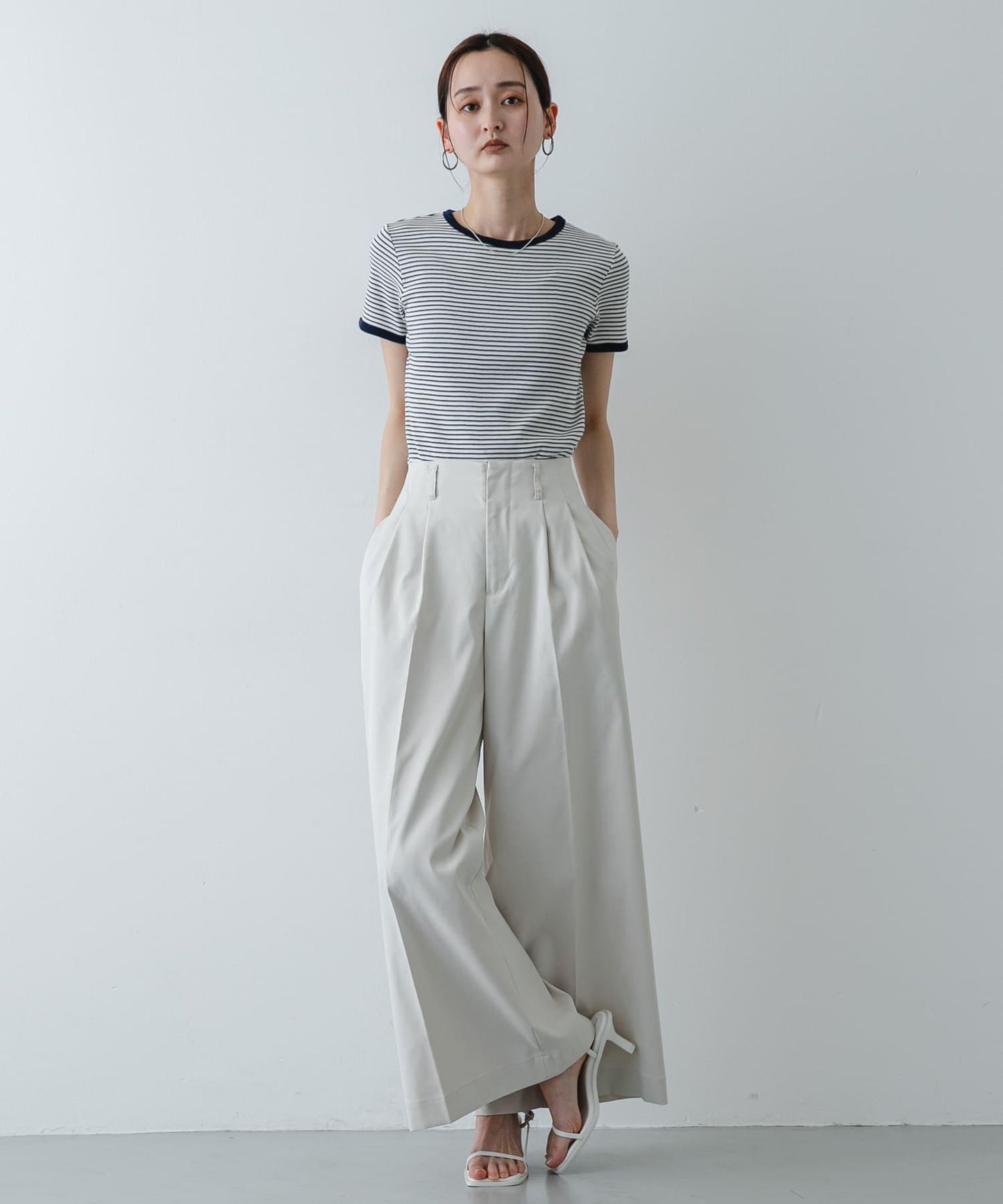 條紋 Healthknit×SENSE OF PLACE T恤