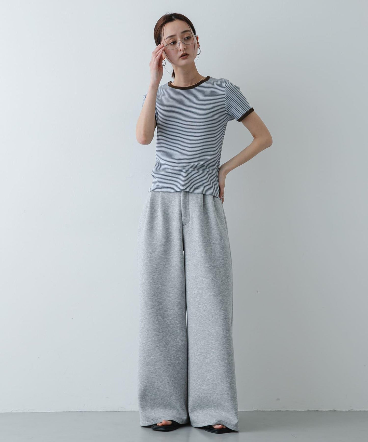 條紋 Healthknit×SENSE OF PLACE T恤