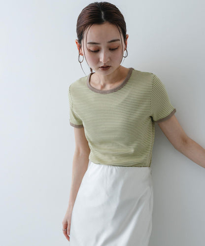 條紋 Healthknit×SENSE OF PLACE T恤