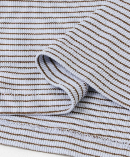 條紋 Healthknit×SENSE OF PLACE T恤