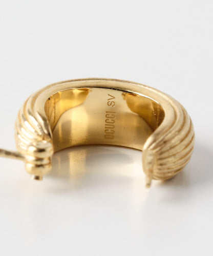 OCUCCI jewelry HOOP STRIPE 耳環 S-GP款