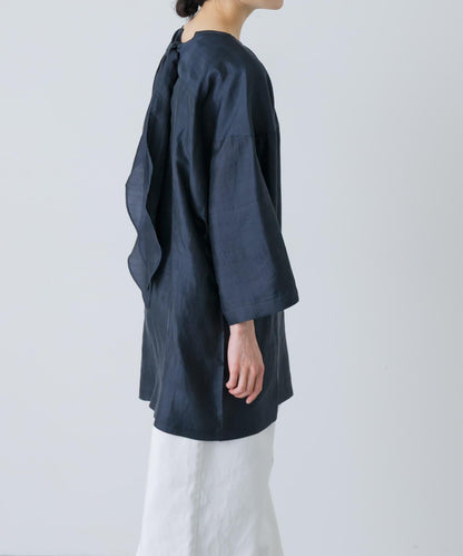 BUNON RIBBON BIG BLOUSE 襯衫