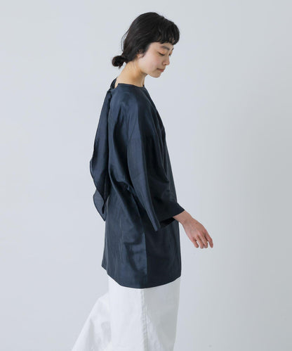 BUNON RIBBON BIG BLOUSE 襯衫