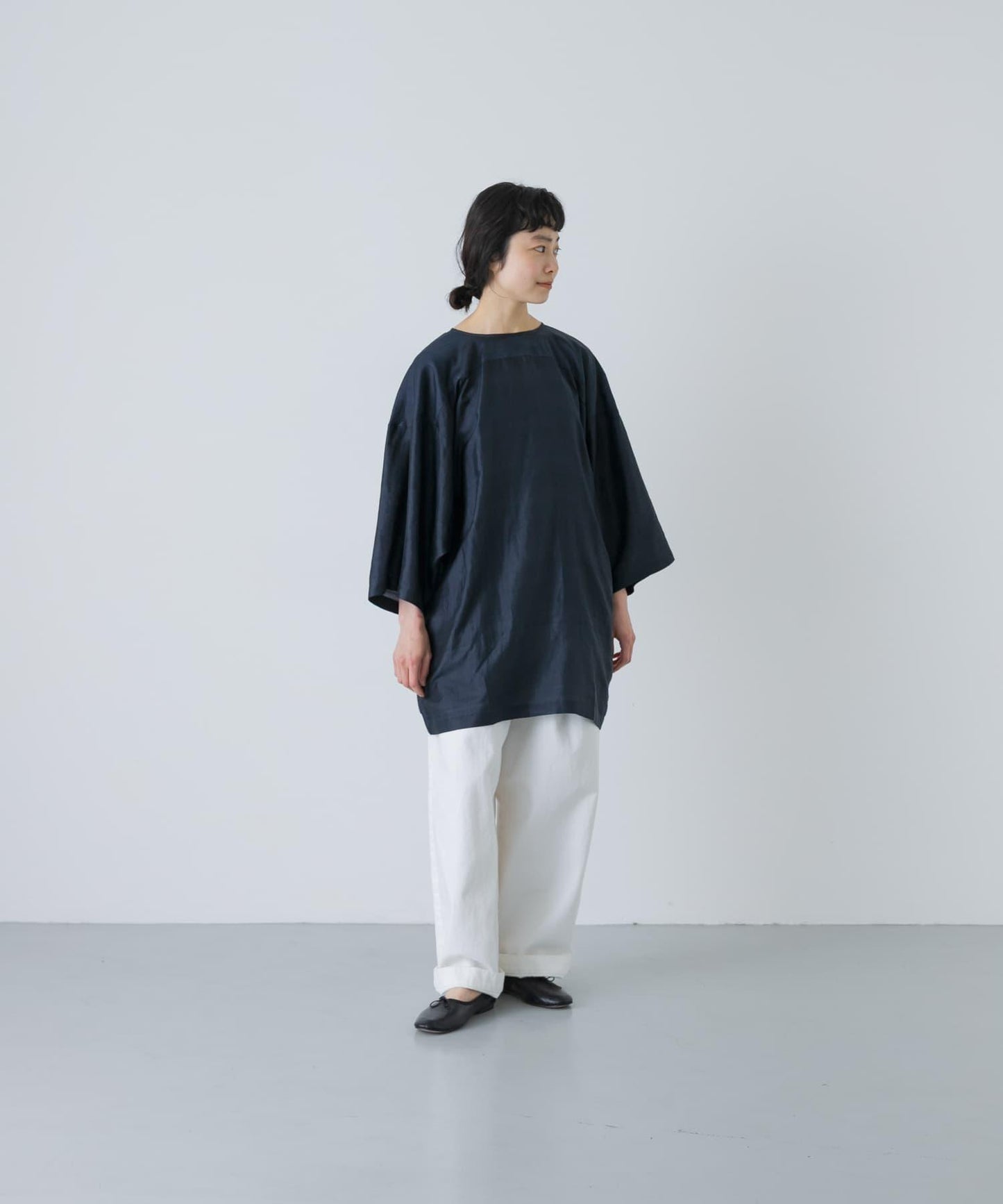 BUNON RIBBON BIG BLOUSE 襯衫