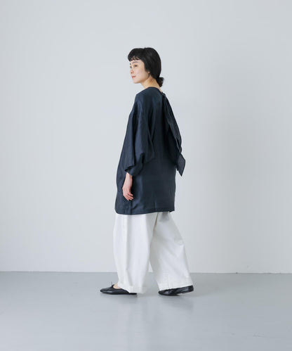 BUNON RIBBON BIG BLOUSE 襯衫