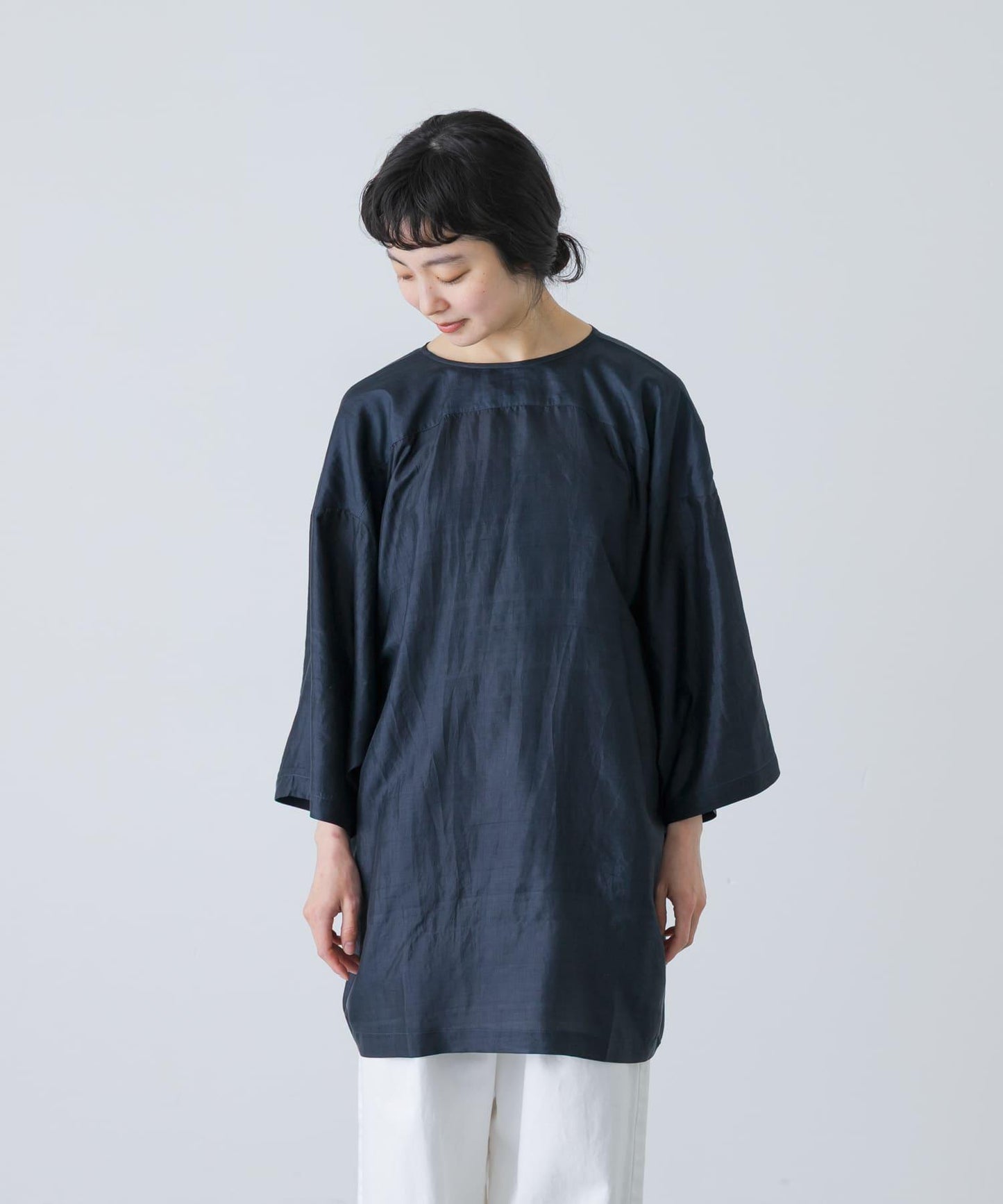 BUNON RIBBON BIG BLOUSE 襯衫
