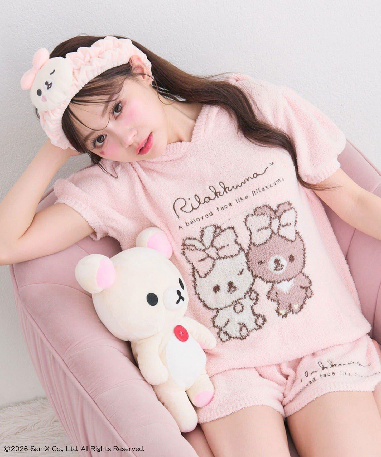 Rilakkuma（輕鬆小熊） 髮帶 makeup款